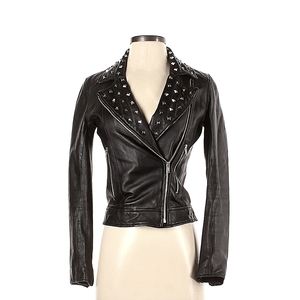 Leather Studded Jacket